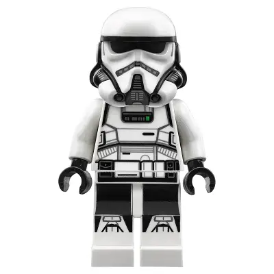  Imperial Patrol Trooper - Male, Light Nougat Head, Scowl