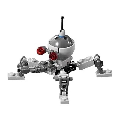  Dwarf Spider Droid - Dark Bluish Gray Dome, Dark Bluish Gray Cone 1 x 1