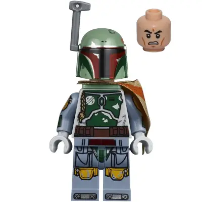  Boba Fett - Pauldron, Helmet, Jet Pack, Printed Arms and Legs, Clone Head