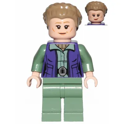  General Leia (Dark Tan Turtleneck, Detailed Vest)