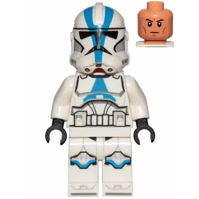  Clone Trooper, 501st Legion (Phase 2) - White Arms, Nougat Head
