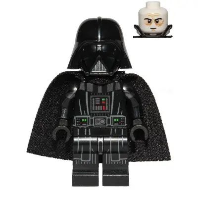  Darth Vader - Printed Arms, Spongy Cape, White Head with Smile