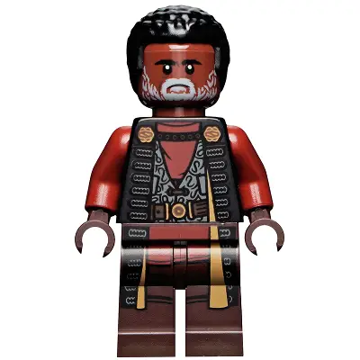  Greef Karga - Black Magistrate Robe and Gray Beard