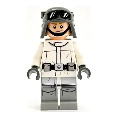  Imperial AT-ST Driver, Hoth - Helmet with Molded Goggles, White Jacket