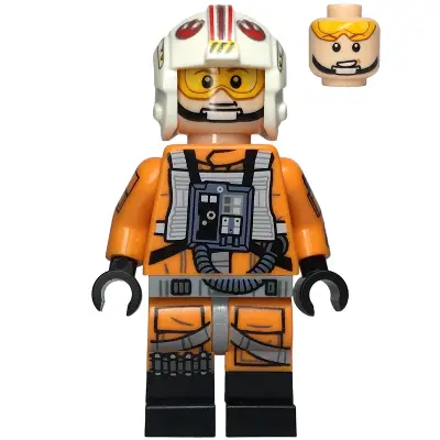  Luke Skywalker - Pilot Suit, Printed Arms, Black Boots