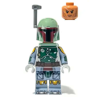  Boba Fett - Helmet, Jet Pack, Printed Arms and Legs, Rangefinder