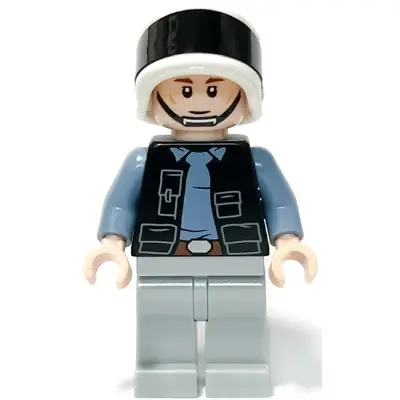  Rebel Fleet Trooper - Male, Vest with Pockets, Black Neck, Reddish Brown Eyebrows