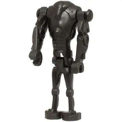  Super Battle Droid - Pearl Dark Gray, Narrow Head, Chest Light Indent