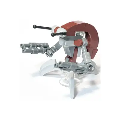  Droideka (Destroyer Droid) - Light Bluish Gray Claws, Dark Bluish Gray Plate 1 x 2