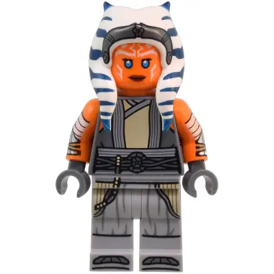  Ahsoka Tano (Adult) - Printed Arms, Light Bluish Gray Legs