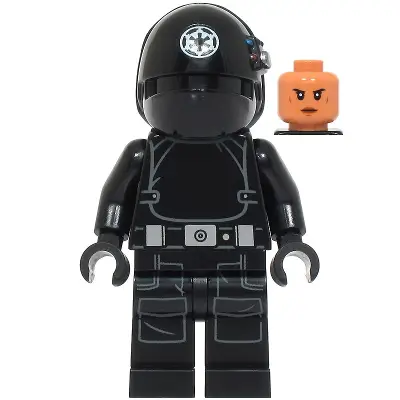  Imperial Gunner - Helmet with White Imperial Logo, Nougat Head