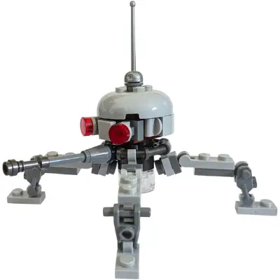  Dwarf Spider Droid - Light Bluish Gray Dome, Lightsaber Hilt