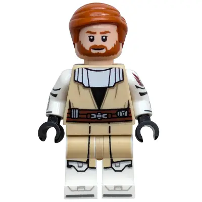  Obi-Wan Kenobi - Clone Wars, Printed Arms and Legs