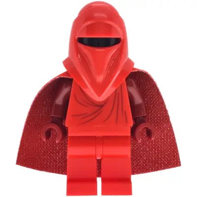  Imperial Royal Guard - Dark Red Arms and Hands, Torso Creases on Front and Back, Spongy Cape