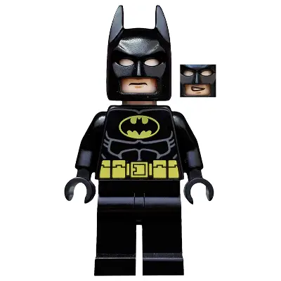  Batman - Black Suit with Yellow Belt and Crest (Type 2 Cowl, no Cape)