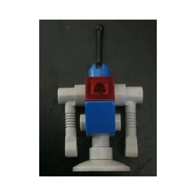  Classic Space Droid -  Light Bluish Gray and Blue with Trans-Red Eye (Benny's Droid)