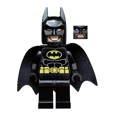  Batman - Dual Sided Head Grin and Angry Face (Type 2 Cowl)