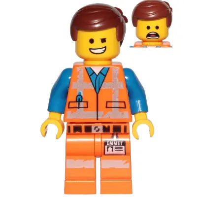  Emmet - Wink Smile / Scared, Worn Uniform