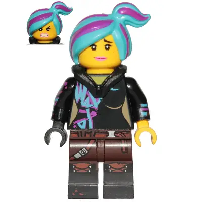  Lucy Wyldstyle with Hood Folded Down, Raised Eyebrows / Furious