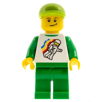  LEGO Brand Store Male, Classic Space Minifigure Floating Nashville