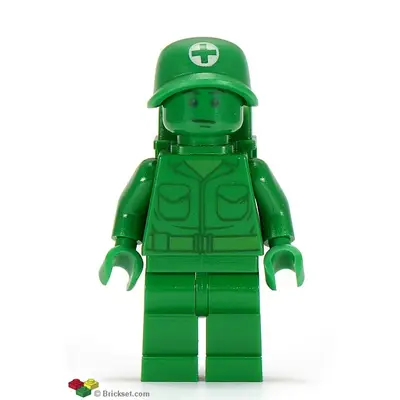  Green Army Man - Medic with Backpack