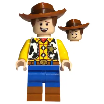  Woody - Normal Legs, Dark Orange Boots, Open Mouth Smile / Lopsided Grin
