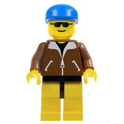  Jacket Brown - Yellow Legs, Blue Cap