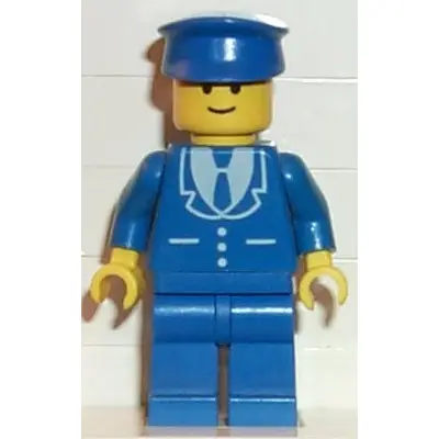  Suit with 3 Buttons Blue - Blue Legs, Blue Hat