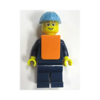  Maersk Train Workman 3 - Smile and White Glasses