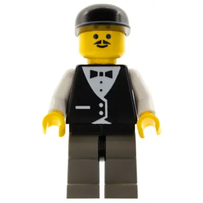  Town Vest Formal - Race Official, Black Cap