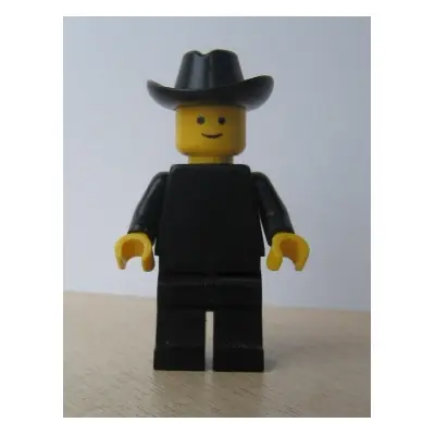  Patron - Black Torso (without Torso Sticker), Black Legs, Black Cowboy Hat