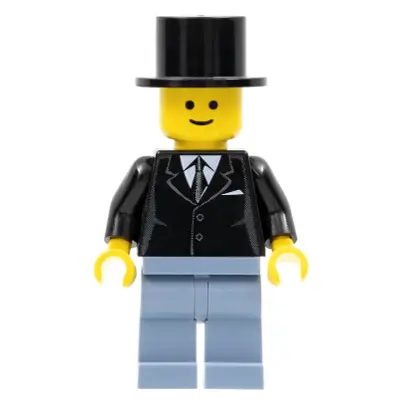  Suit Black, Top Hat, Sand Blue Legs