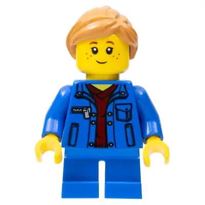  Girl, Denim Jacket, Blue Short Legs