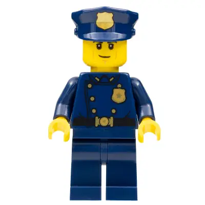  Police Officer, Smirk (1940s Era)