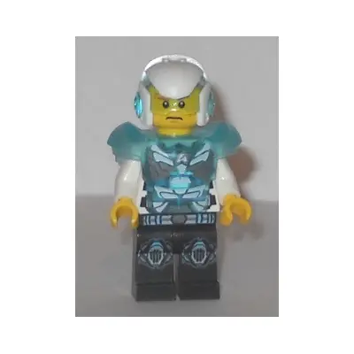  Agent Max Burns - Helmet and Armor, White Arms