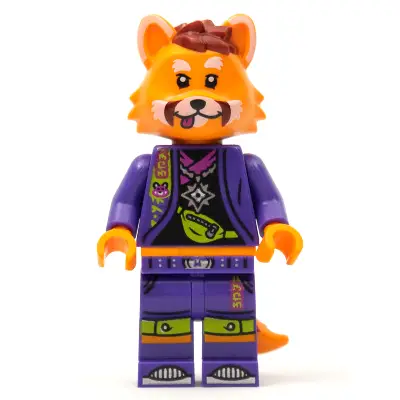  Red Panda Dancer, Vidiyo Bandmates, Series 1 (Minifigure Only without Stand and Accessories)