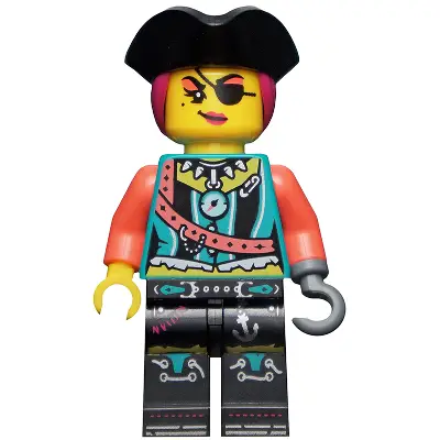  DJ Captain, Vidiyo Bandmates, Series 2 (Minifigure Only without Stand and Accessories)