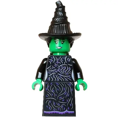  Elphaba - Minifigure, Black Dress, Hat