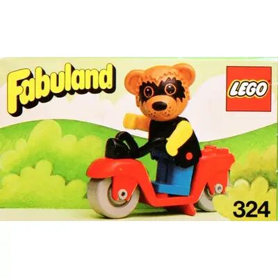 Ricky Racoon on his Scooter