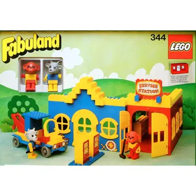 Service Station with Billy Goat and Mike Monkey