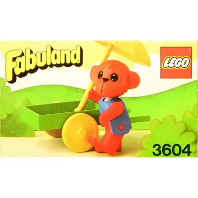 Mark Monkey with his Fruit Stall