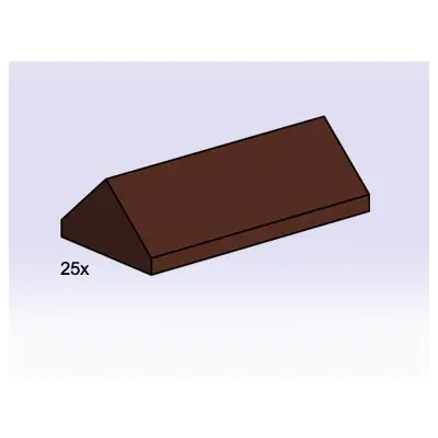 2x4 Ridge Roof Tiles Steep Sloped Brown