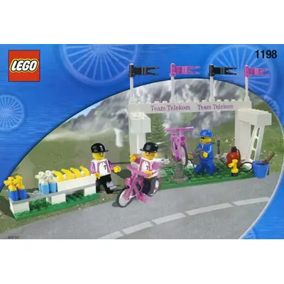 Telekom Race Cyclists and Service Crew