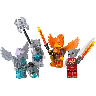 Fire and Ice Minifigure Accessory Set