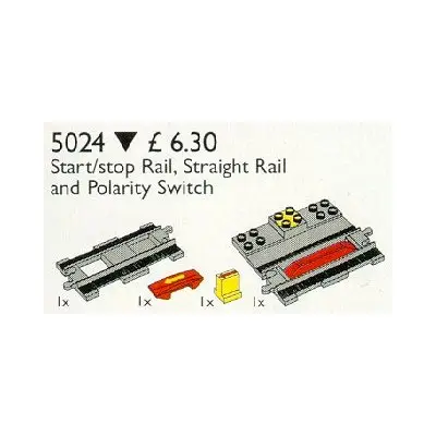 Duplo Start / Stop Rail, Single Rail, Change of Direction Switch