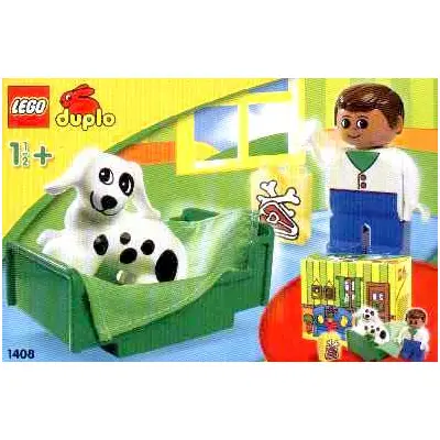 Walking the dog with Daddy