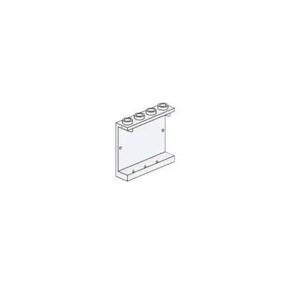 1x4x3 Thin Wall Element, Clear