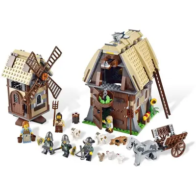 Najazd na wioskę z młynem